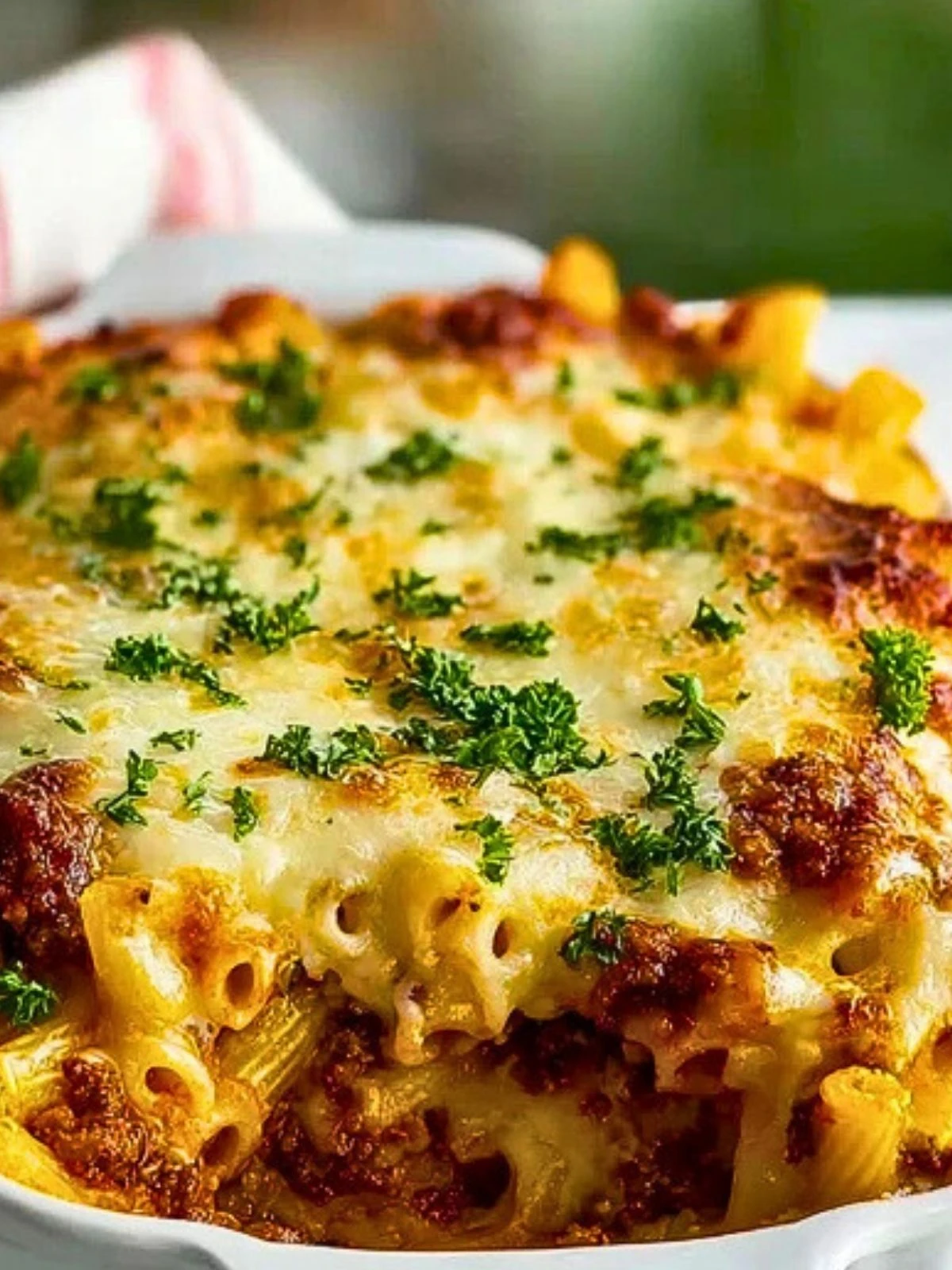 Homemade Baked Ziti With Ground Beef And Cream Cheese (1)
