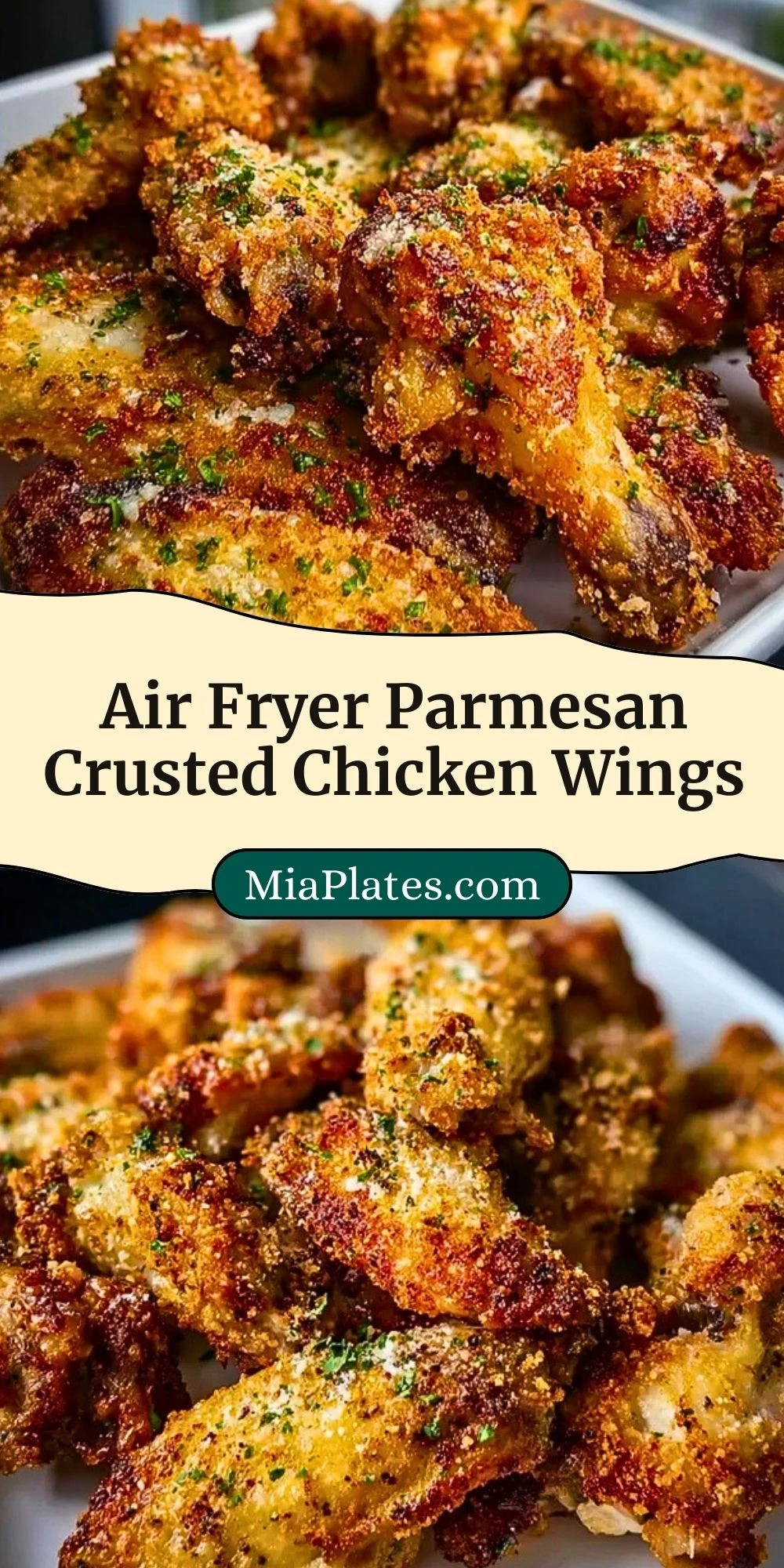 Air Fryer Parmesan Crusted Chicken Wings (2)