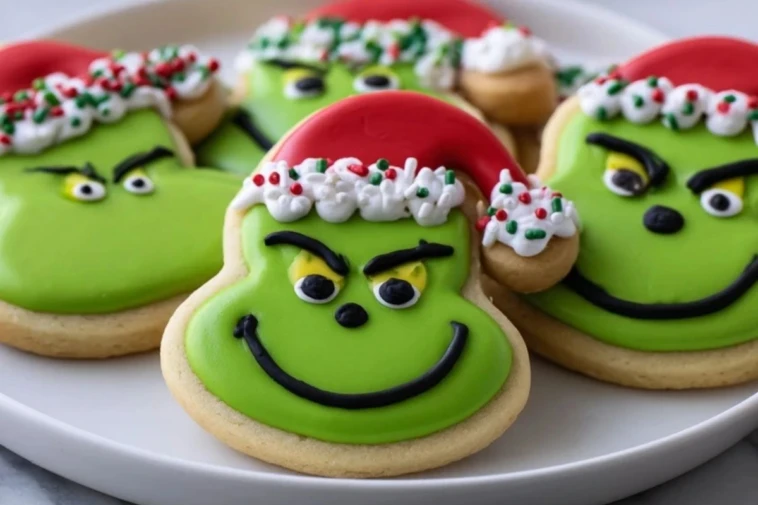 Grinch Cookies Decorated