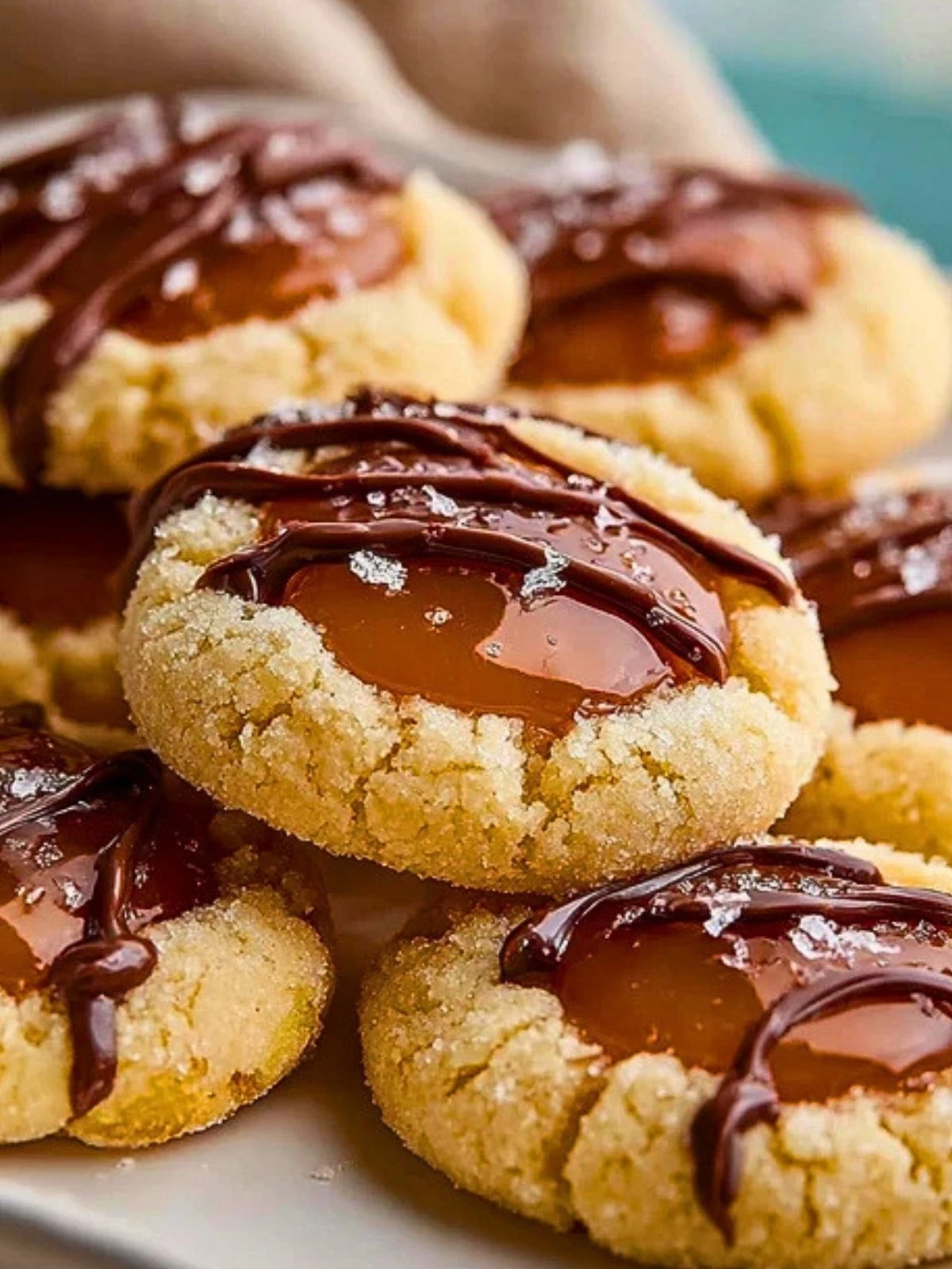 Twix Thumbprint Cookies (1)