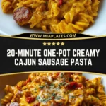 20-Minute One-Pot Creamy Cajun Sausage Pasta (2)