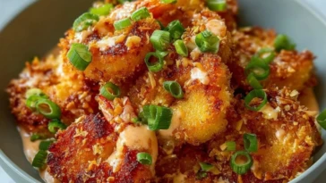 Crispy Air Fryer Bang Bang Shrimp