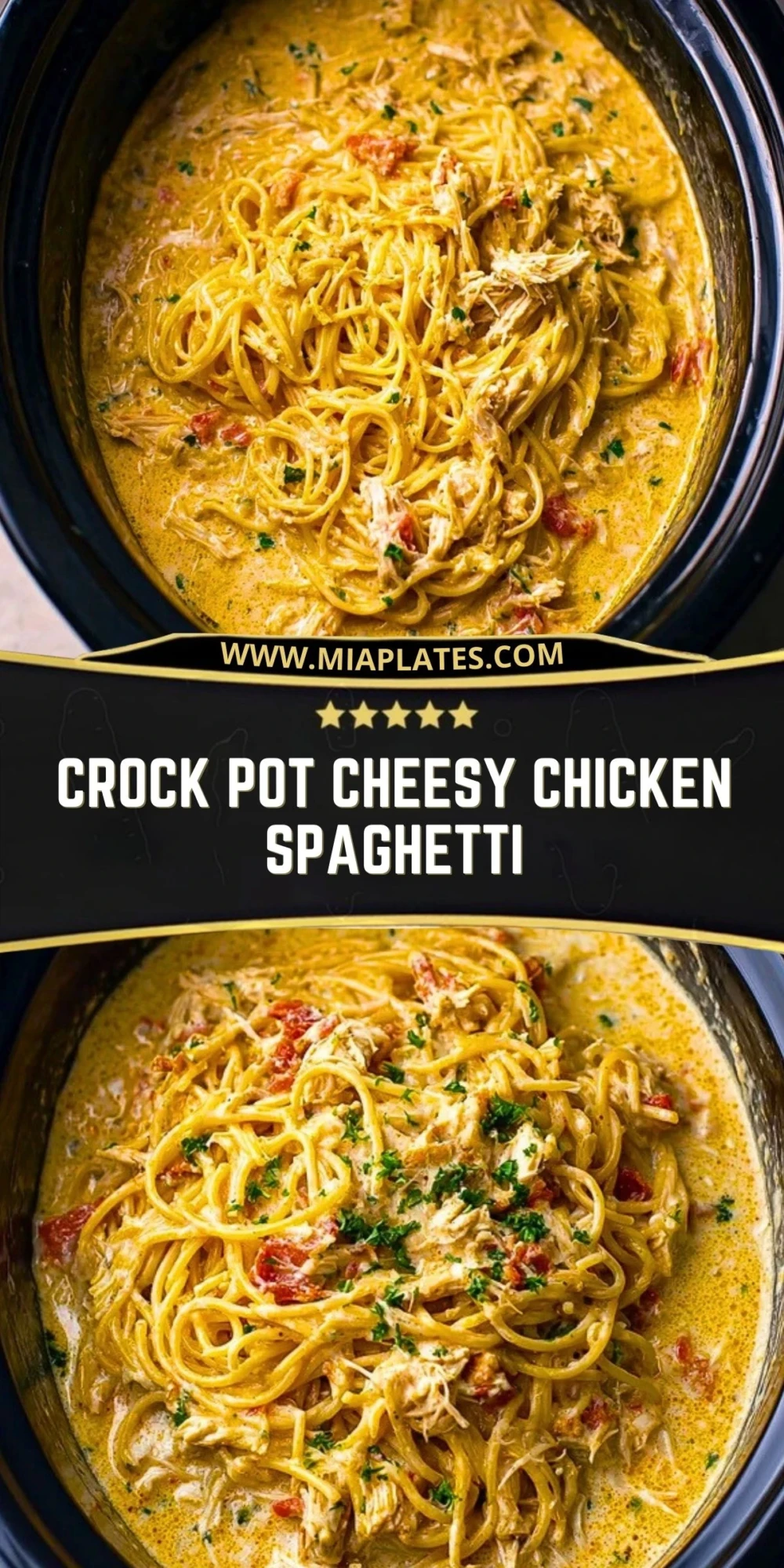 Crock Pot Cheesy Chicken Spaghetti (2)