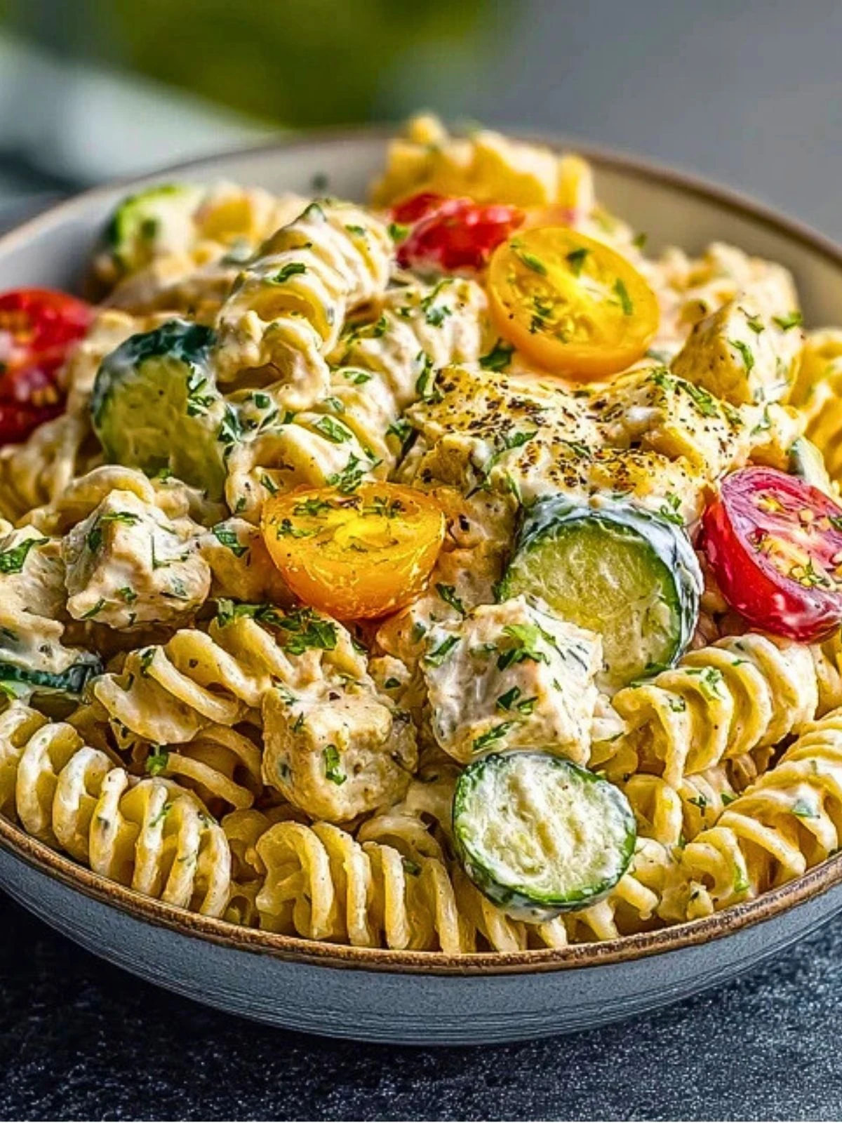 High-Protein Creamy Ranch Pasta Salad (1)