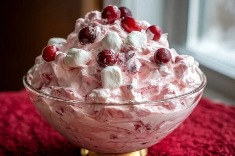 Easy Cranberry Fluff Salad
