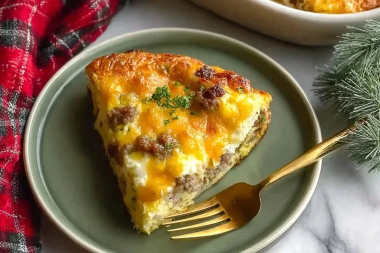Homemade Make Ahead Crescent Roll Breakfast Casserole