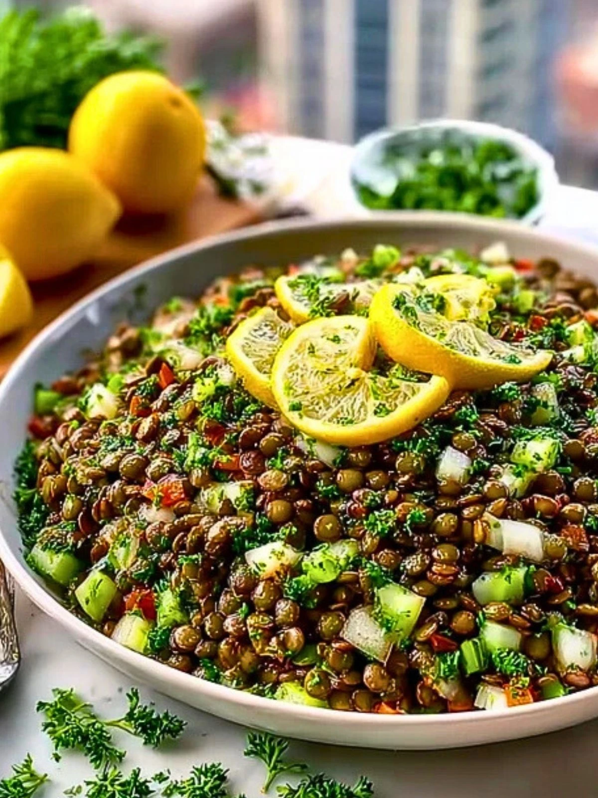 Classic Lebanese Lentil Salad (1)