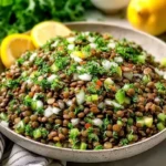 Classic Lebanese Lentil Salad