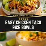 Easy Chicken Taco Rice Bowls (2)