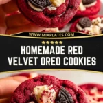 Homemade Red Velvet Oreo Cookies (2)