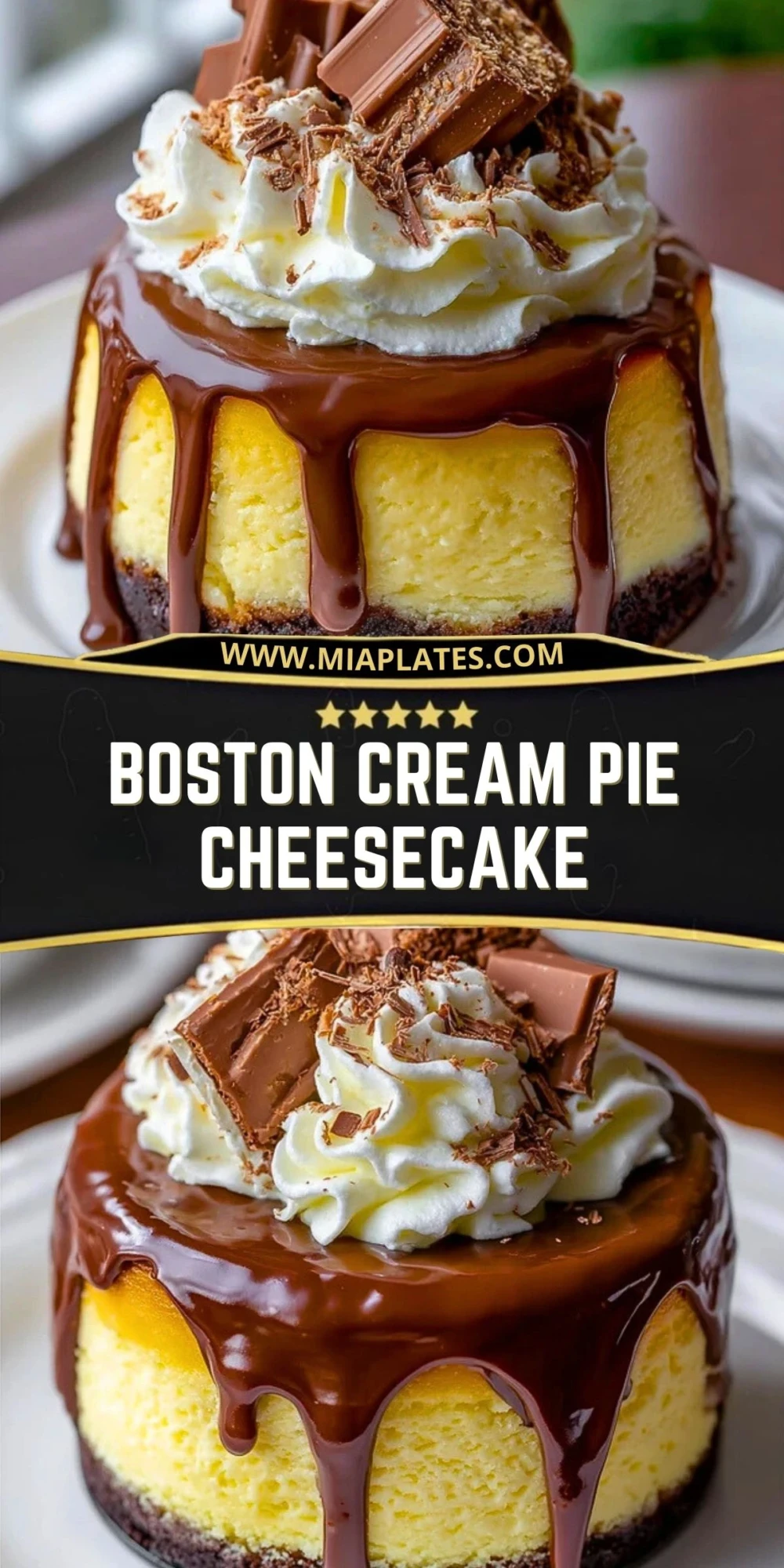 Boston Cream Pie Cheesecake (2)