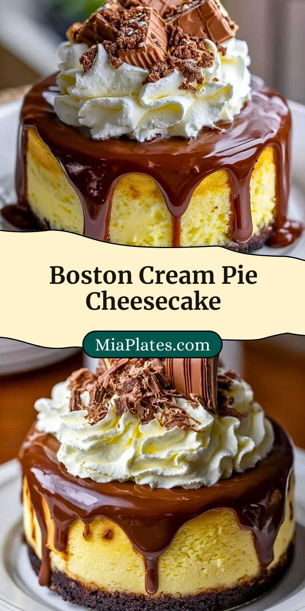 Boston Cream Pie Cheesecake (3)