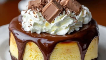 Boston Cream Pie Cheesecake