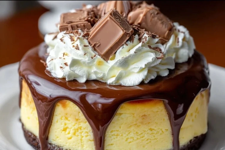 Boston Cream Pie Cheesecake