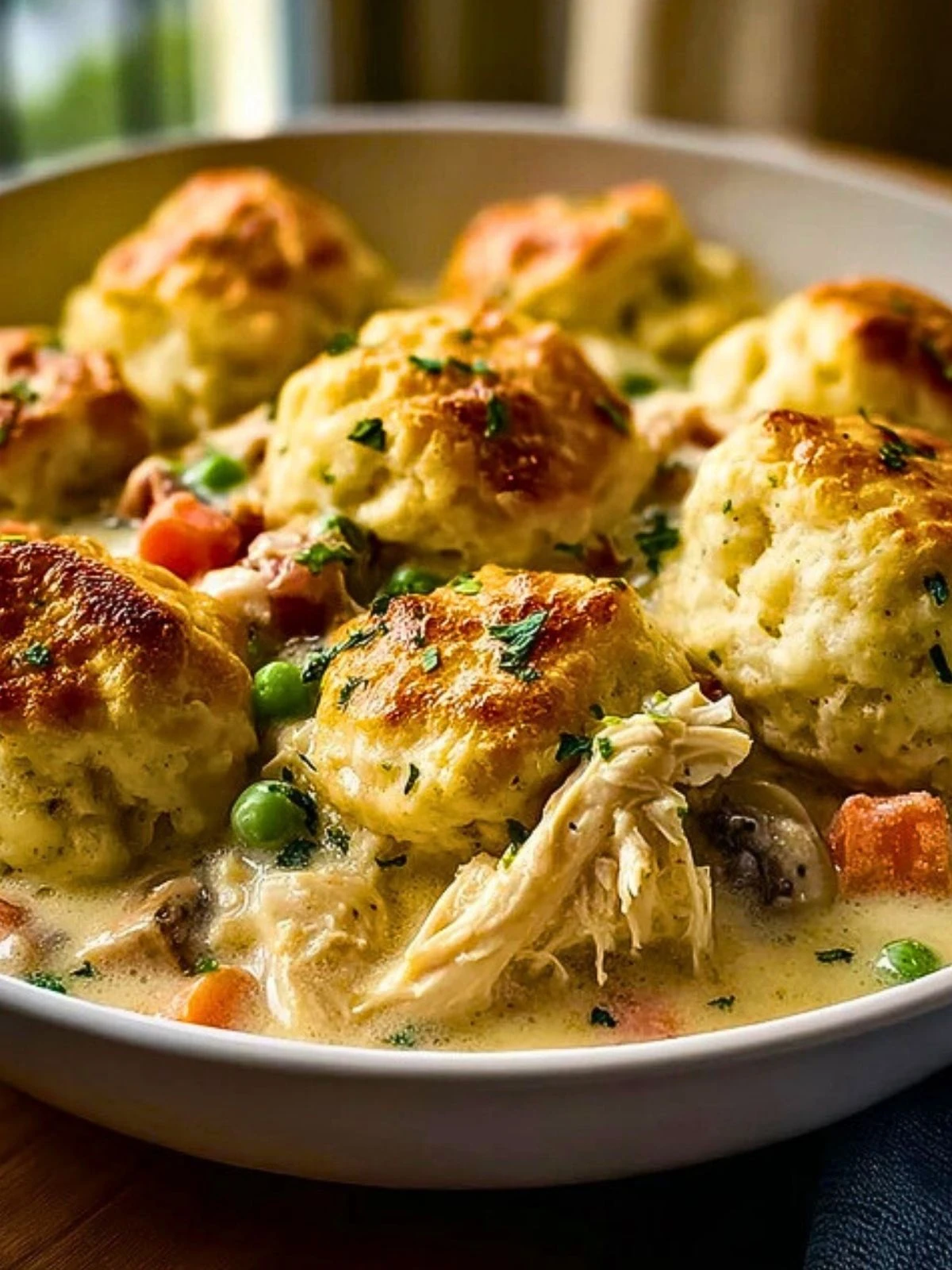 Easy Chicken And Dumplings With Biscuits (1)