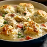 Easy Chicken And Dumplings With Biscuits