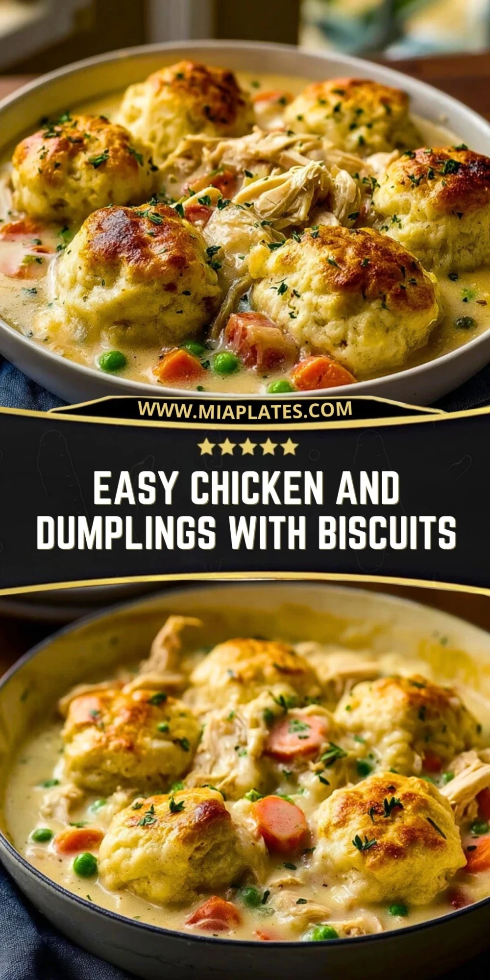 Easy Chicken And Dumplings With Biscuits (2)