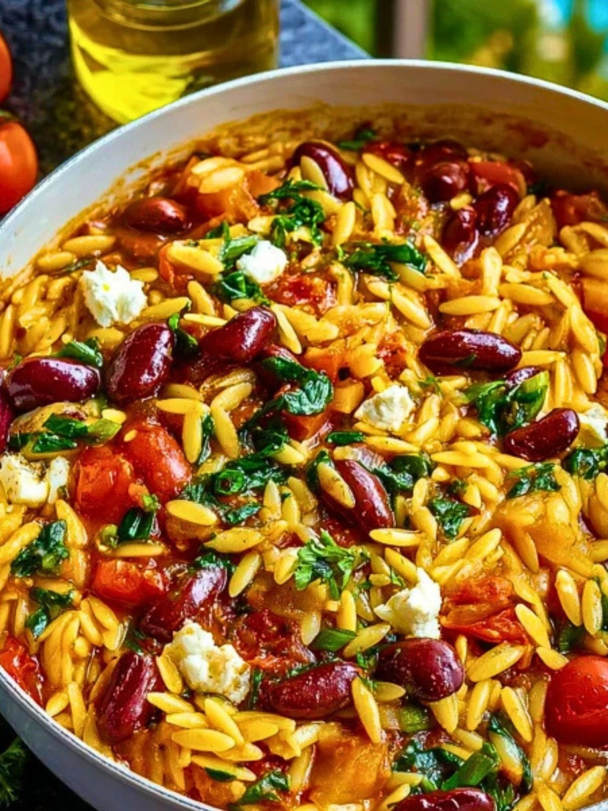 Mediterranean Orzo And Beans (1)