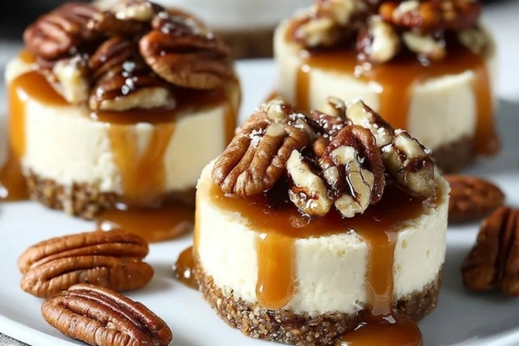 Mini Pecan Pie Cheesecakes