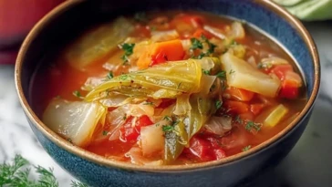 Homemade Vegetable Cabbage Soup