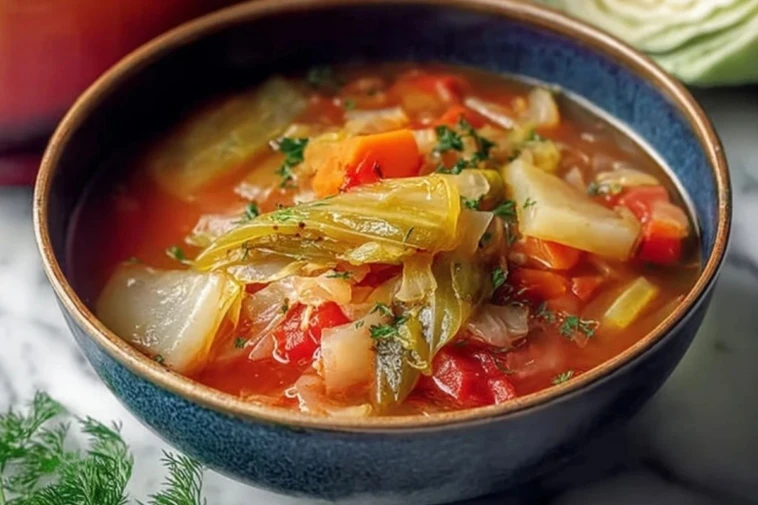 Homemade Vegetable Cabbage Soup