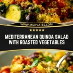 Mediterranean Quinoa Salad With Roasted Vegetables (2)