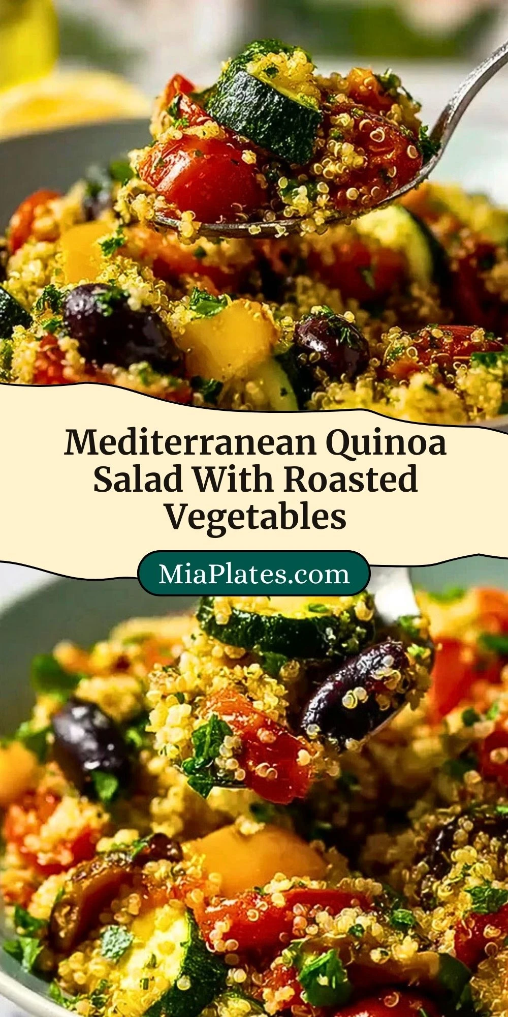 Mediterranean Quinoa Salad With Roasted Vegetables (3)