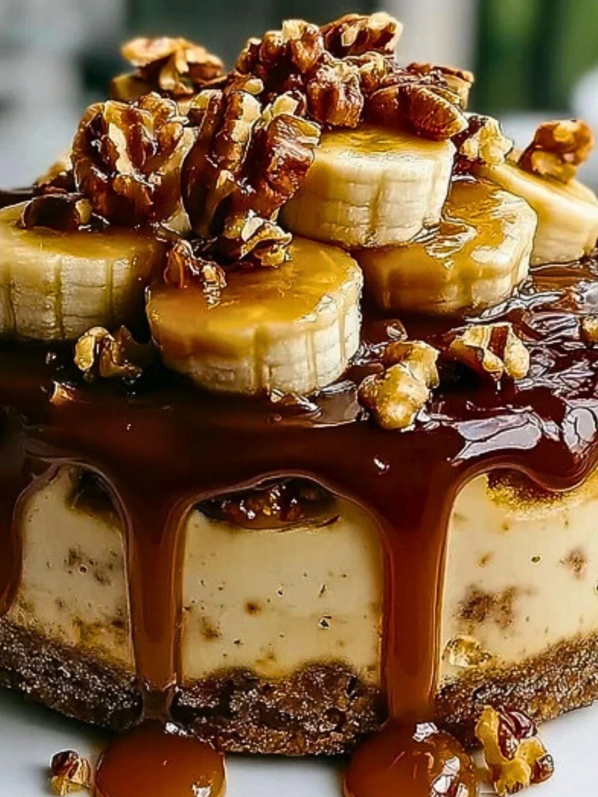 Banana Caramel Nut Cheesecake (1)