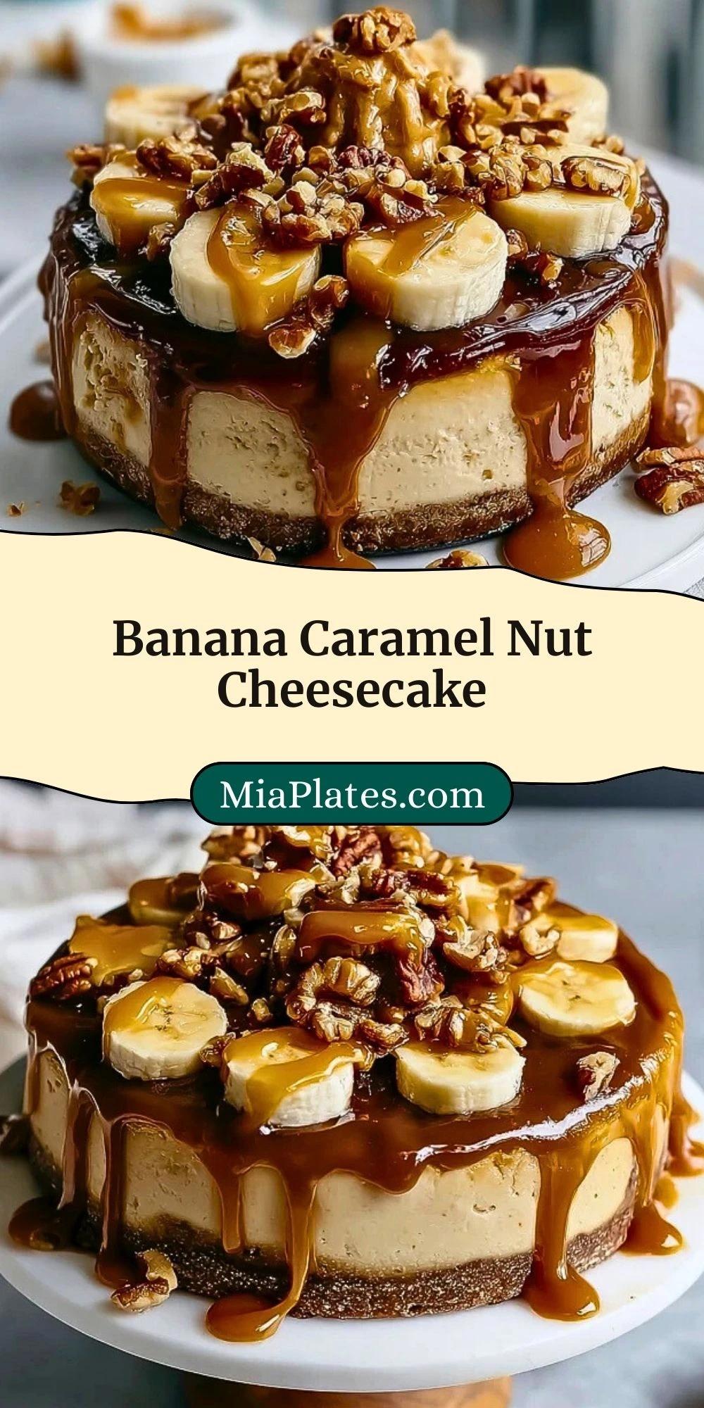 Banana Caramel Nut Cheesecake (2)
