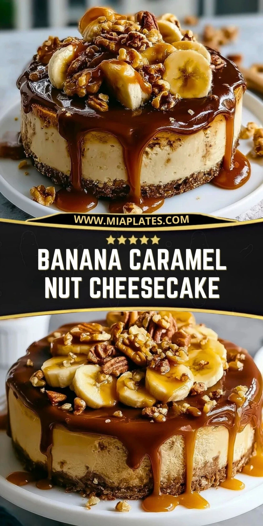 Banana Caramel Nut Cheesecake (3)