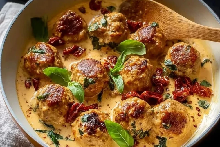 Creamy Marry Me Chicken Meatballs