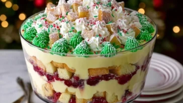 Christmas Tree Cake Trifle