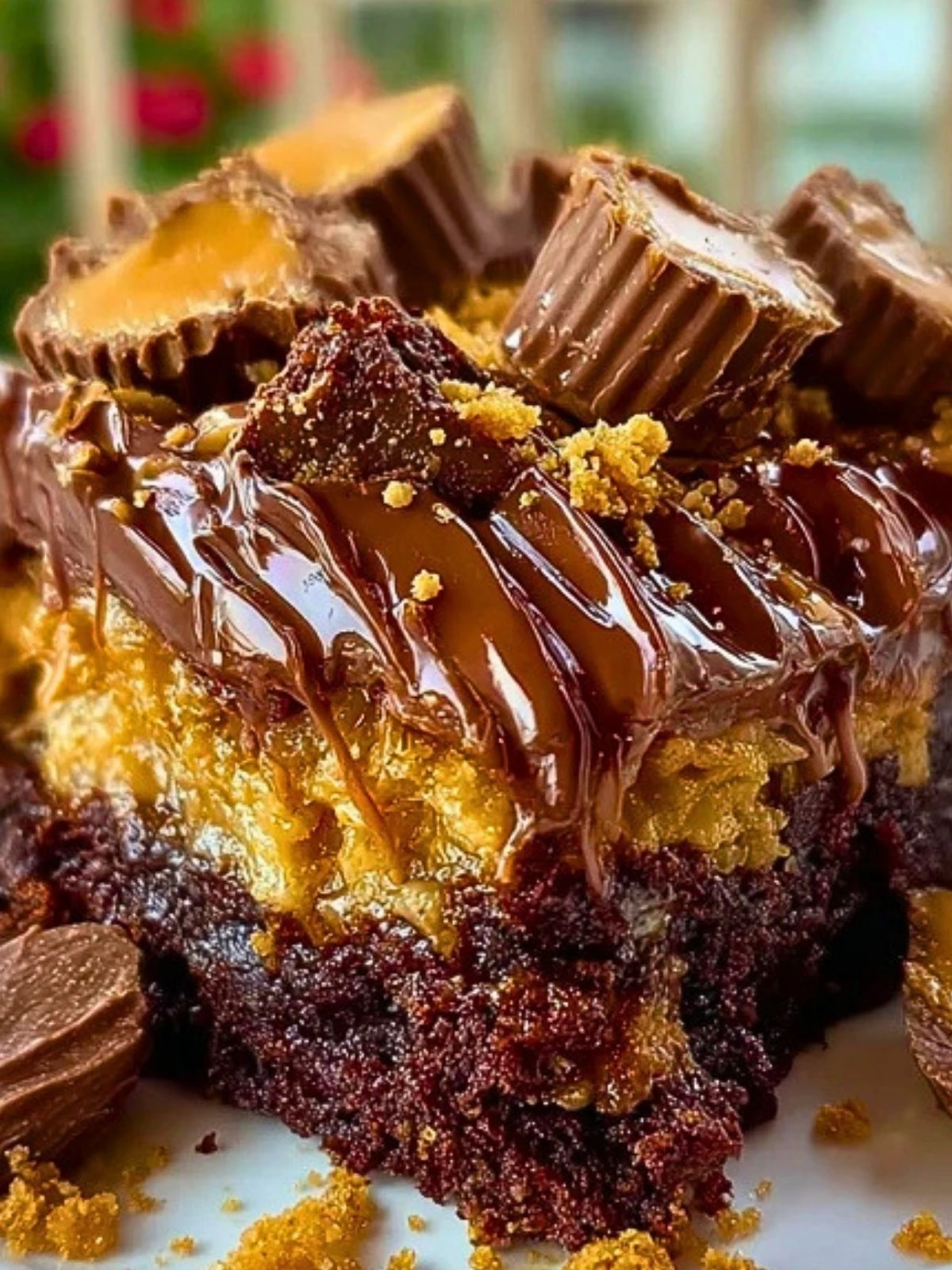 Peanut Butter Cup Dump Cake (1)