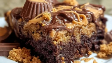 Peanut Butter Cup Dump Cake