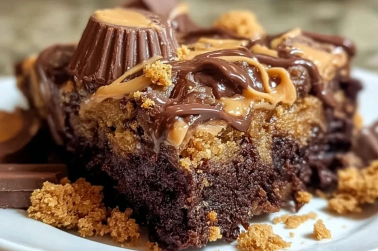 Peanut Butter Cup Dump Cake
