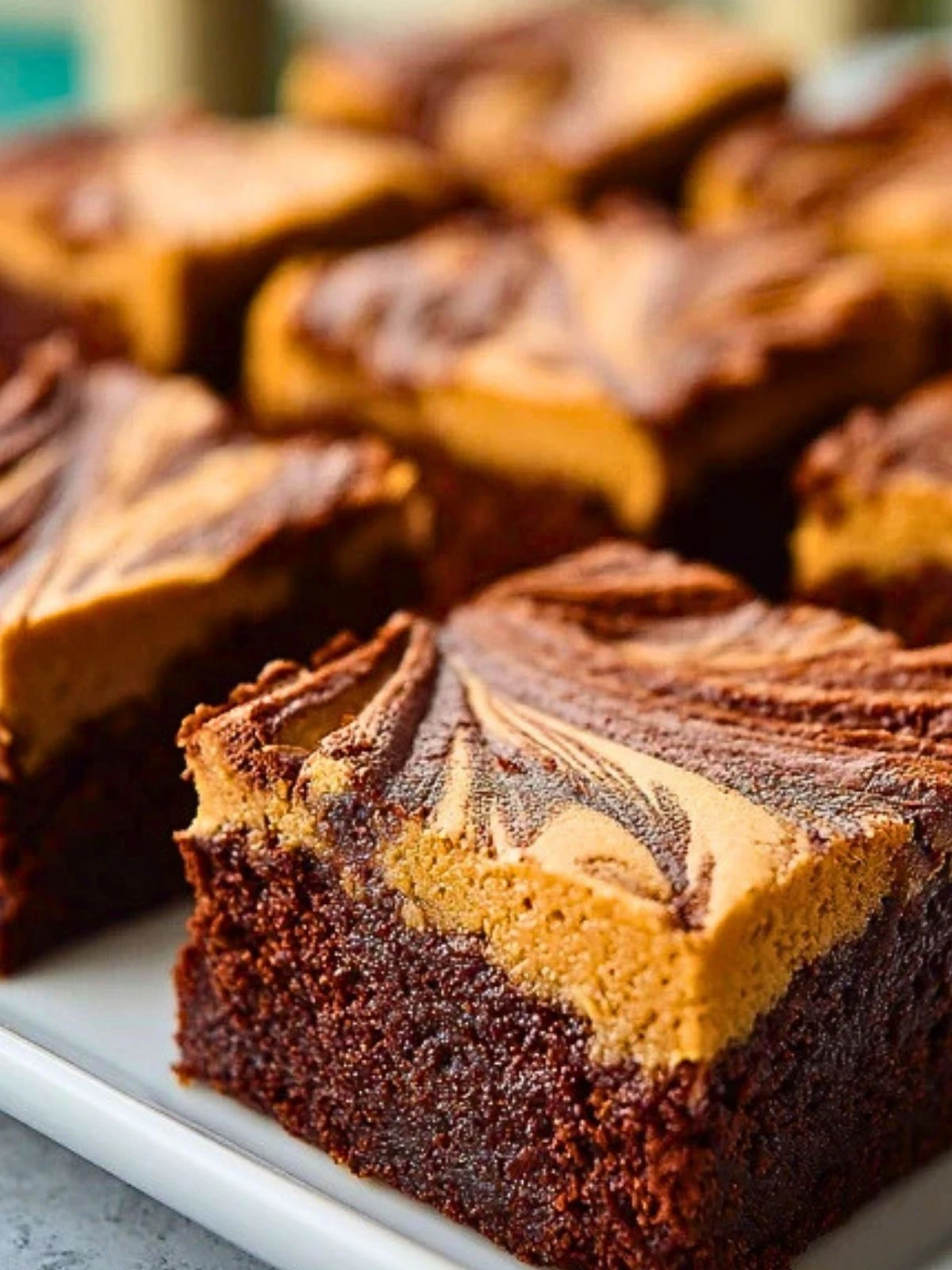 Peanut Butter Swirl Brownies (1)
