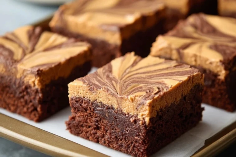 Peanut Butter Swirl Brownies