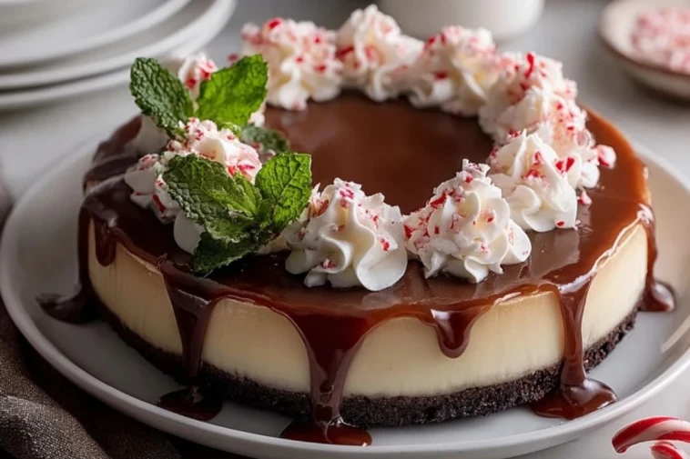 Peppermint Mocha Cheesecake