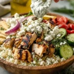 Classic Greek Chicken Gyro Bowls