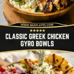 Classic Greek Chicken Gyro Bowls (2)