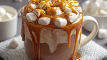 Caramel Marshmallow Hot Cocoa