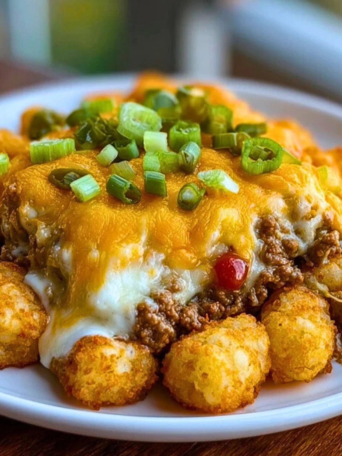 Cheesy Ground Beef & Tater Tot Casserole (1)