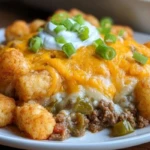 Cheesy Ground Beef & Tater Tot Casserole