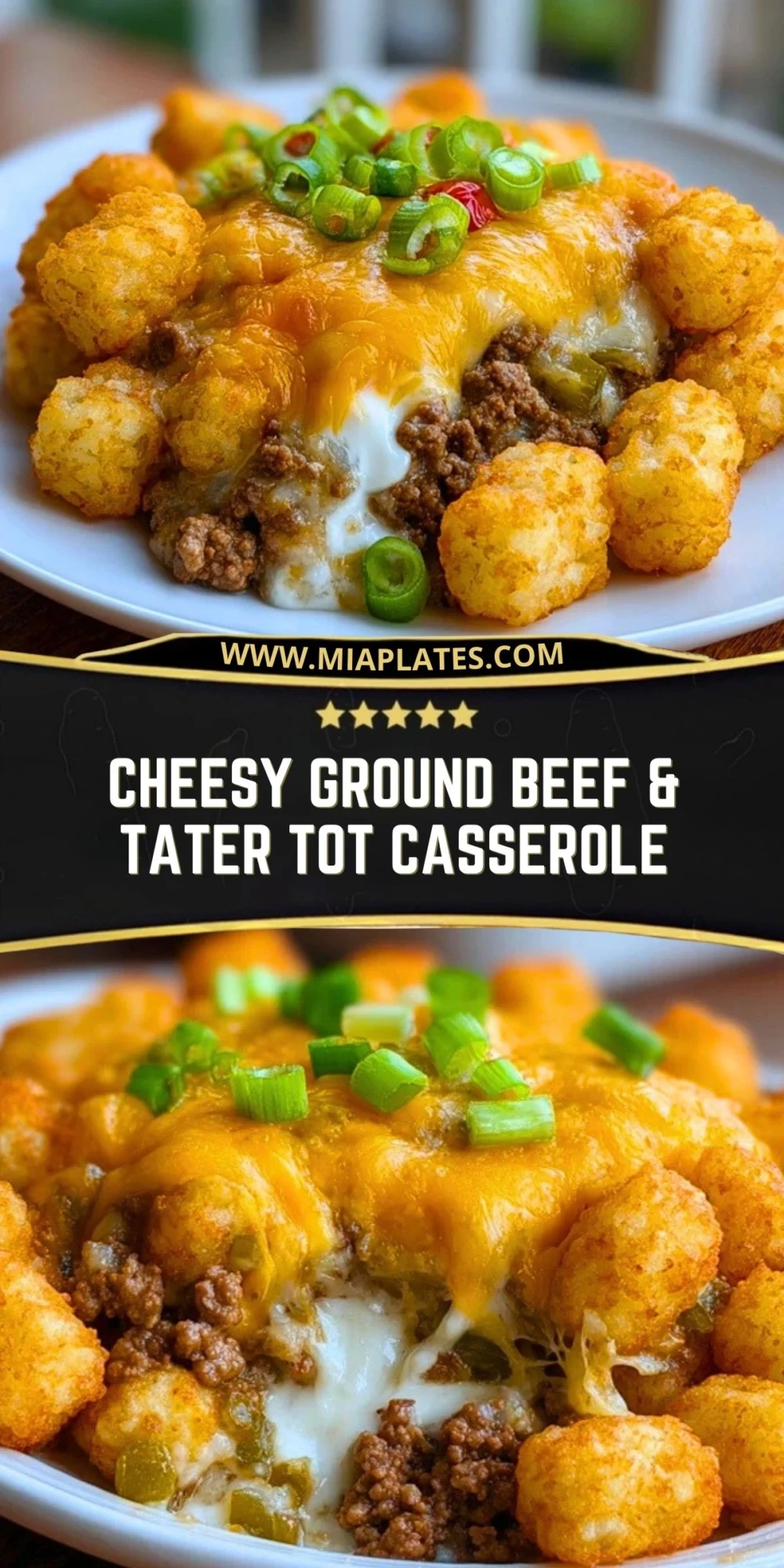 Cheesy Ground Beef & Tater Tot Casserole (2)