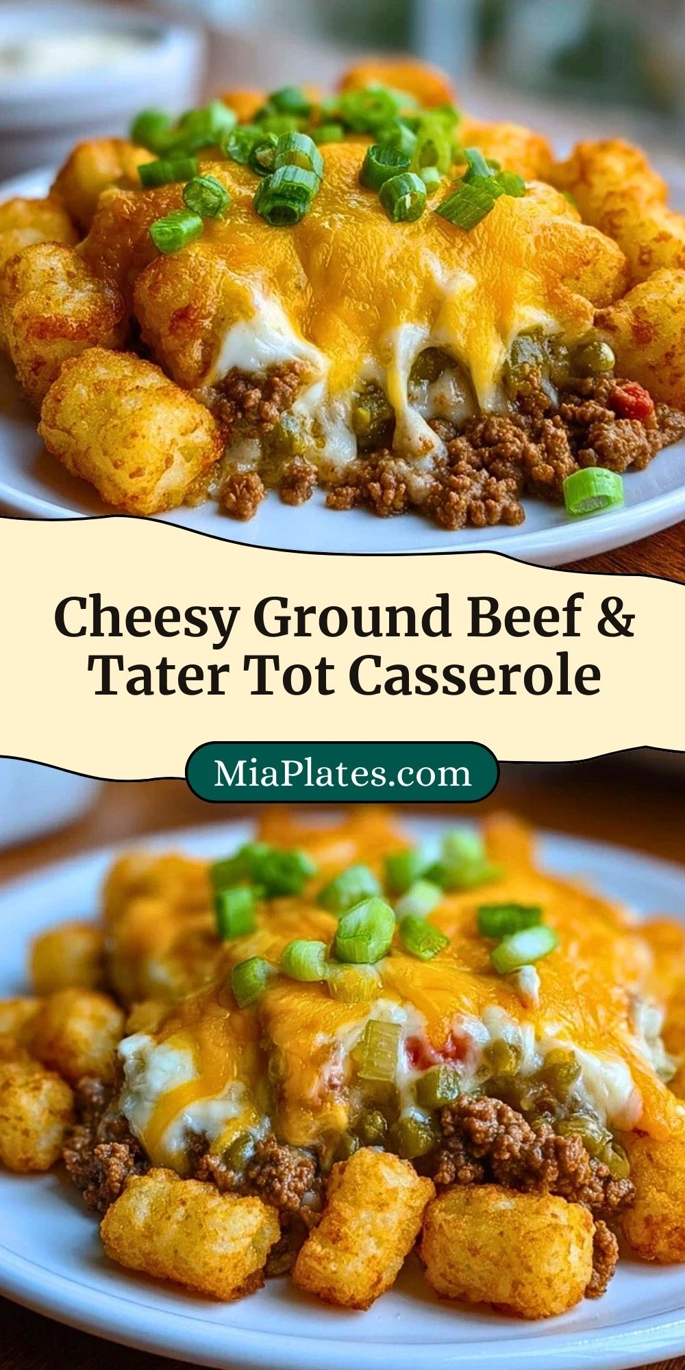 Cheesy Ground Beef & Tater Tot Casserole (3)