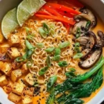 Easy Vegan Thai Red Curry Ramen