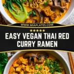 Easy Vegan Thai Red Curry Ramen (2)