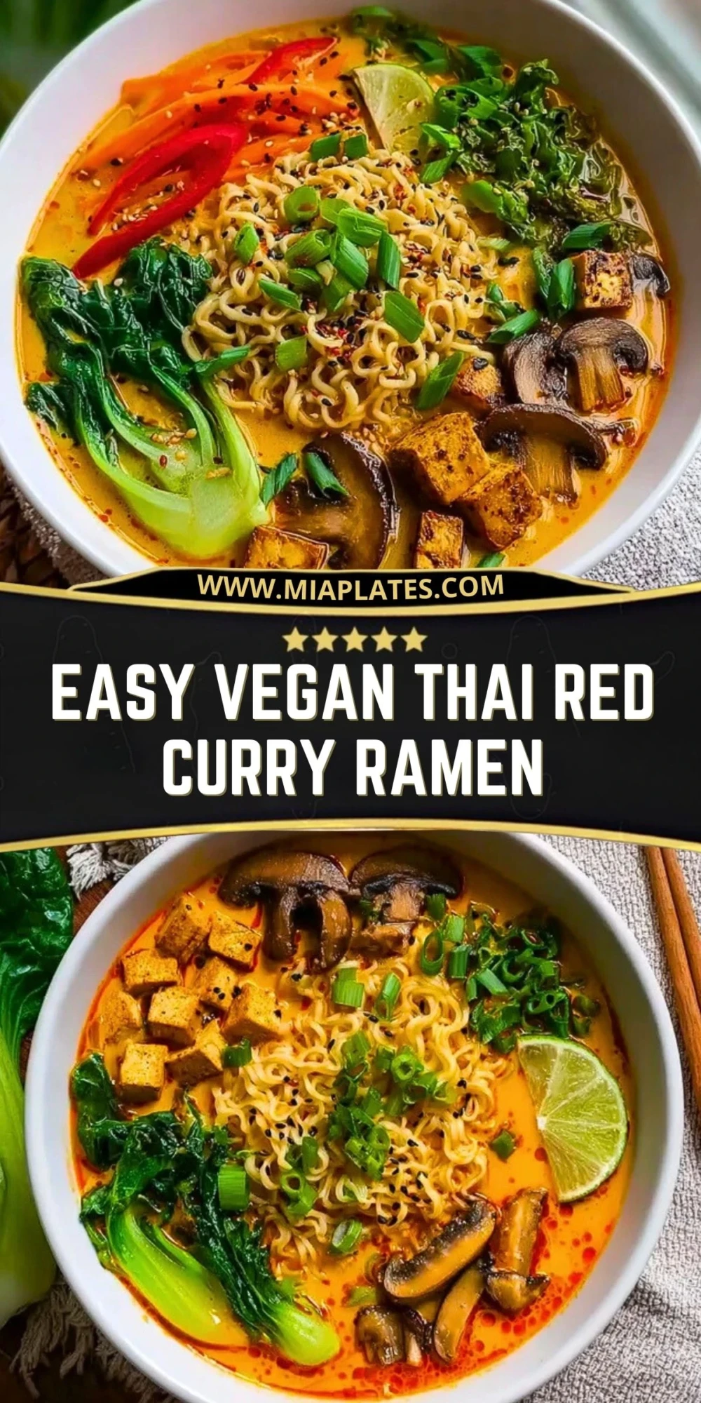 Easy Vegan Thai Red Curry Ramen (2)