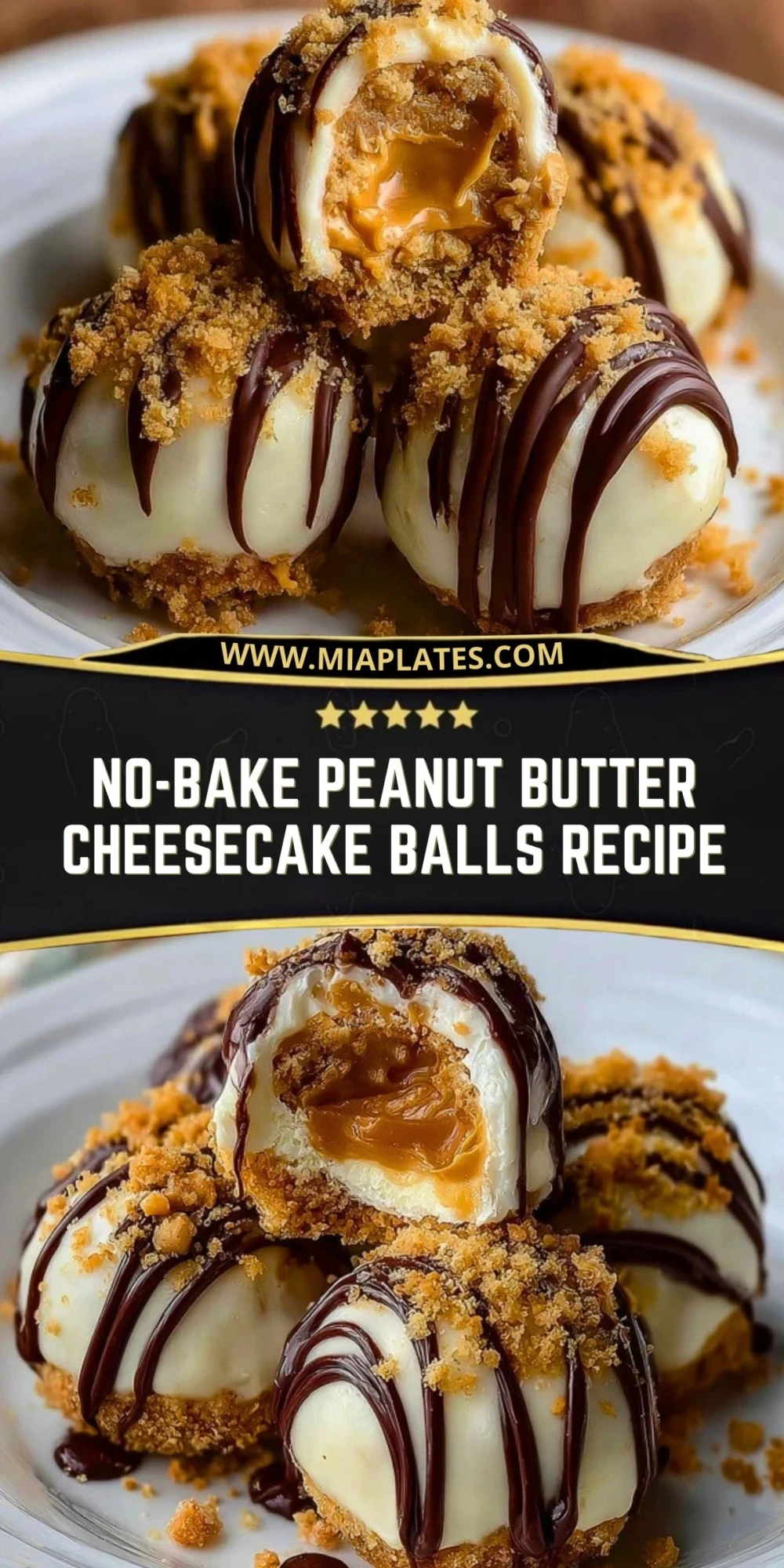No-Bake Peanut Butter Cheesecake Balls Recipe (2)