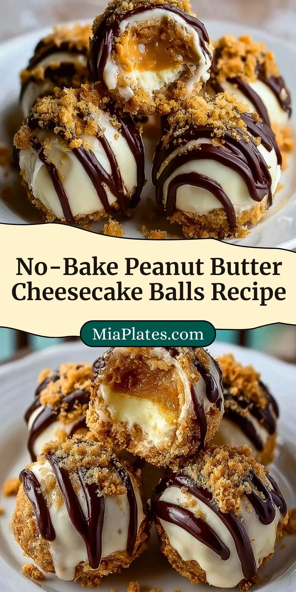 No-Bake Peanut Butter Cheesecake Balls Recipe (3)